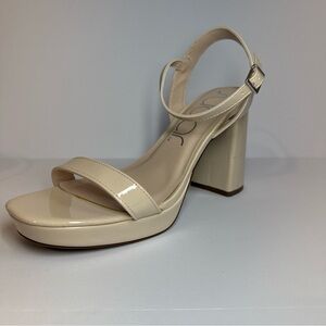 Sugar Women's Vallentina Dress Sandals, Ivory Patent Size 8.5M